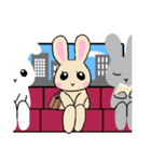 大人女子うさぎ（個別スタンプ：9）