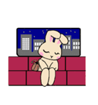 大人女子うさぎ（個別スタンプ：10）