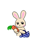大人女子うさぎ（個別スタンプ：13）