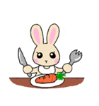 大人女子うさぎ（個別スタンプ：15）