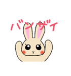 大人女子うさぎ（個別スタンプ：30）