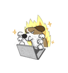 Scotty Bear and Tank the Beagle（個別スタンプ：28）