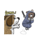 Scotty Bear and Tank the Beagle（個別スタンプ：33）