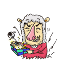 Hee hee sheep（個別スタンプ：9）
