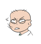 眼鏡坊主白衣野郎（個別スタンプ：29）