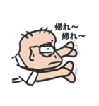 眼鏡坊主白衣野郎（個別スタンプ：31）