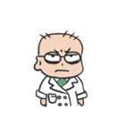 眼鏡坊主白衣野郎（個別スタンプ：38）