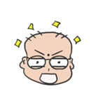 眼鏡坊主白衣野郎（個別スタンプ：40）