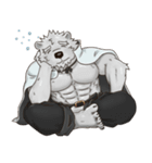 Bear in black and white（個別スタンプ：2）