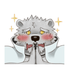Bear in black and white（個別スタンプ：10）