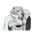 Bear in black and white（個別スタンプ：17）