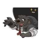 Bear in black and white（個別スタンプ：23）