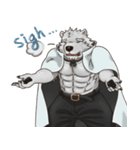 Bear in black and white（個別スタンプ：24）