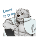 Bear in black and white（個別スタンプ：26）