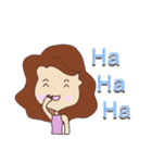 pretty young woman (English version)（個別スタンプ：10）