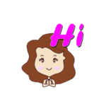 pretty young woman (English version)（個別スタンプ：17）