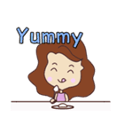 pretty young woman (English version)（個別スタンプ：20）
