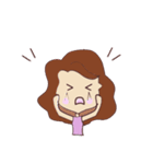 pretty young woman (English version)（個別スタンプ：23）