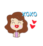 pretty young woman (English version)（個別スタンプ：27）