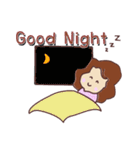 pretty young woman (English version)（個別スタンプ：30）