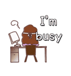 pretty young woman (English version)（個別スタンプ：37）