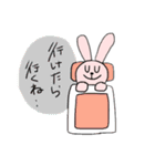 うさぎとくま、時々人間（個別スタンプ：5）