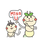 Bonbon little worm（個別スタンプ：12）