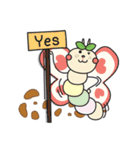 Bonbon little worm（個別スタンプ：21）