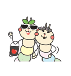 Bonbon little worm（個別スタンプ：22）