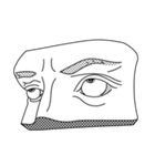 石膏像練習（個別スタンプ：5）