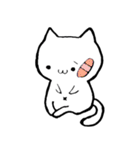 のんびり白猫ver（個別スタンプ：16）
