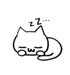 のんびり白猫ver（個別スタンプ：33）