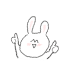 mismatched ears rabbit！（個別スタンプ：1）