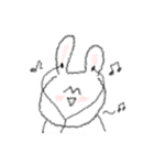 mismatched ears rabbit！（個別スタンプ：3）