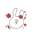 mismatched ears rabbit！（個別スタンプ：4）