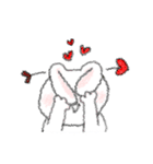 mismatched ears rabbit！（個別スタンプ：11）
