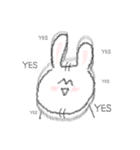 mismatched ears rabbit！（個別スタンプ：13）