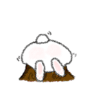 mismatched ears rabbit！（個別スタンプ：16）