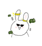 mismatched ears rabbit！（個別スタンプ：21）