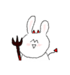 mismatched ears rabbit！（個別スタンプ：24）