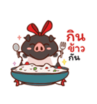 Junior Pig（個別スタンプ：25）