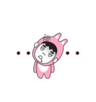 Pink Rab Boy（個別スタンプ：17）