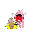 Pink Rab Boy（個別スタンプ：38）