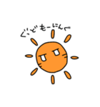ちょっと不機嫌なしろねこ（個別スタンプ：3）