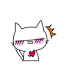 ちょっと不機嫌なしろねこ（個別スタンプ：13）