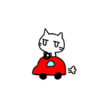 ちょっと不機嫌なしろねこ（個別スタンプ：23）