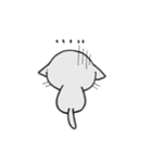 しろいにゃんとぐれいにゃん Part1（個別スタンプ：38）