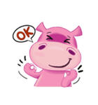 Happy Hippo V2（個別スタンプ：4）