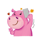 Happy Hippo V2（個別スタンプ：21）