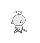 しろいにゃんとぐれいにゃん Part2（個別スタンプ：14）
